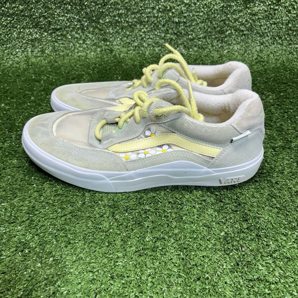 VANS Wayvee x Brighton Zeuner Pro Skate Shoes Sneakers Daisy Mens Size 10